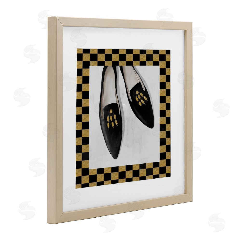 Sundance Graphics Luxe Black Flats Birch Framed Print Under Glass Wall Art