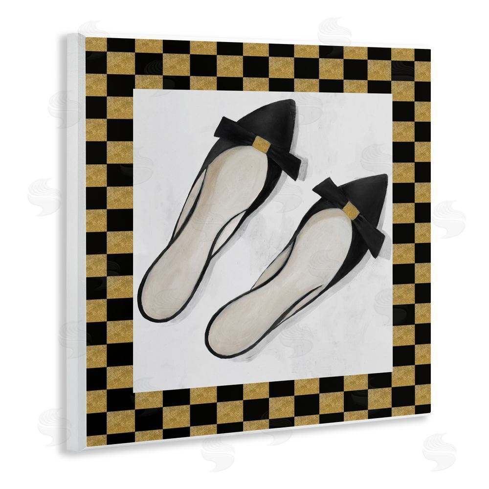 Lorenzo Collective Sleek Black Sliders Wall Plaque Art Print