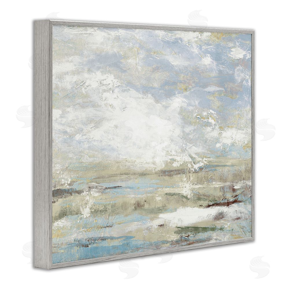 Sundance Graphics Morning Mood Impression Gray Framed Giclee Wall Art Print