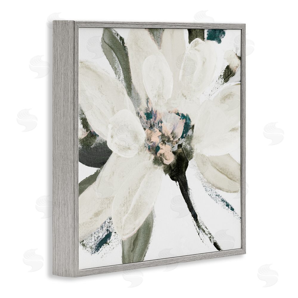 Sundance Graphics Naturally Blooming Botanical Gray Framed Giclee Wall Art Print