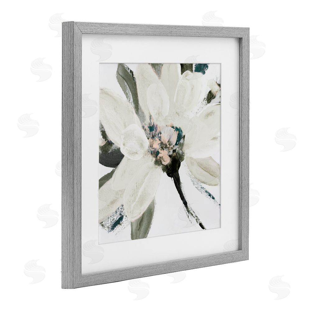 Sundance Graphics Naturally Blooming Botanical Gray Framed Print Under Glass Wall Art