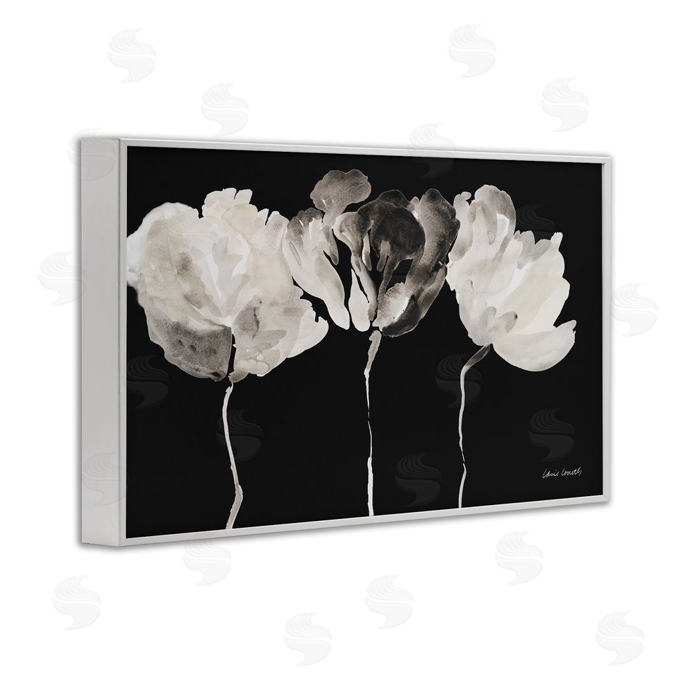 Lanie Loreth Trio In Light On Black White Framed Giclee Wall Art Print