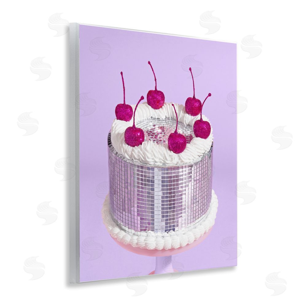 LISH Creative Gleaming Disco Cake Wall Plaque Home Decor Art Print