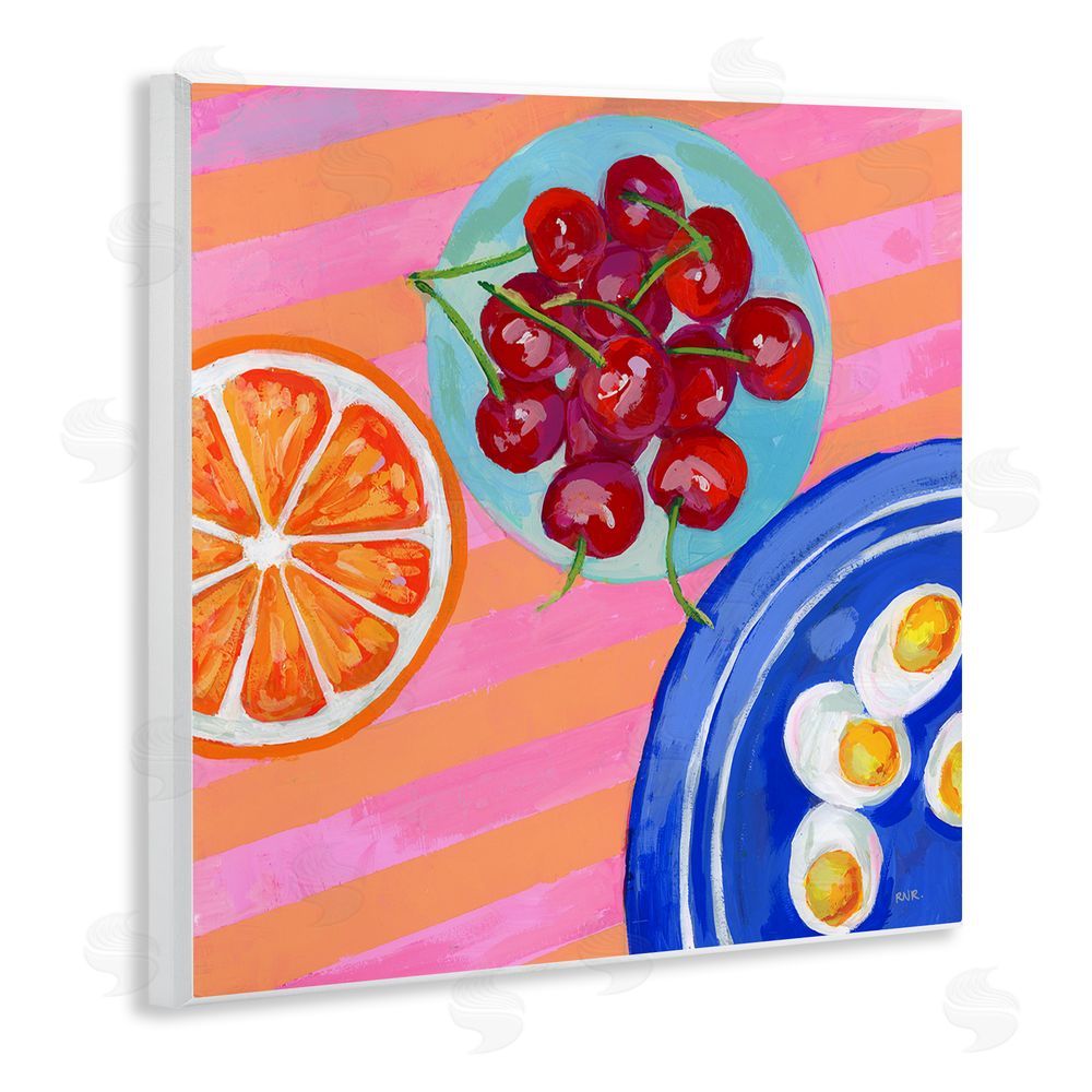 Rachael Reese Summer Snacks Picnic Blanket Wall Plaque Printed Art