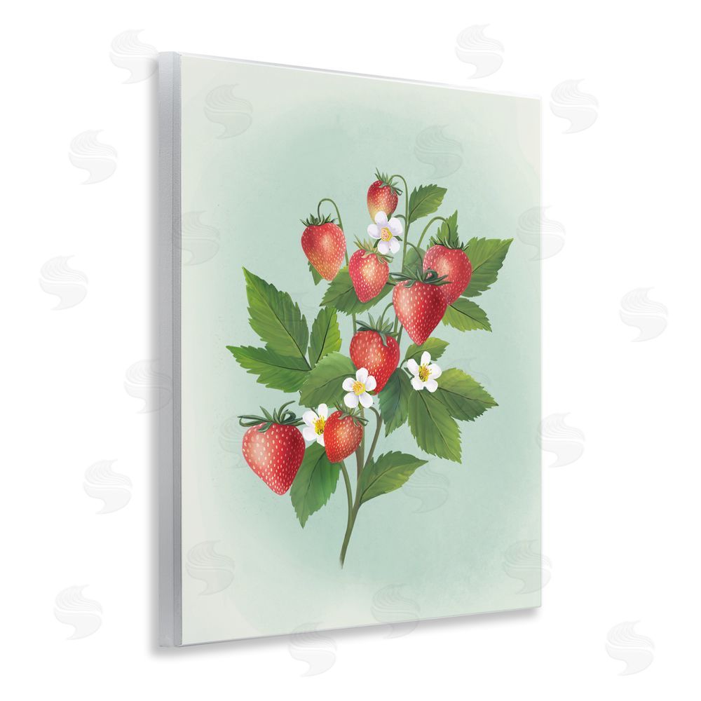 Diane Neukirch Vintage Strawberry Bundle Wall Plaque Printed Art