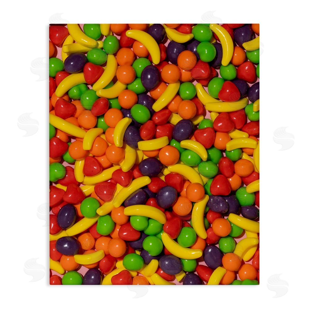 LISH Creative Retro Assorted Fruit Candy Stretched Canvas Wall Art