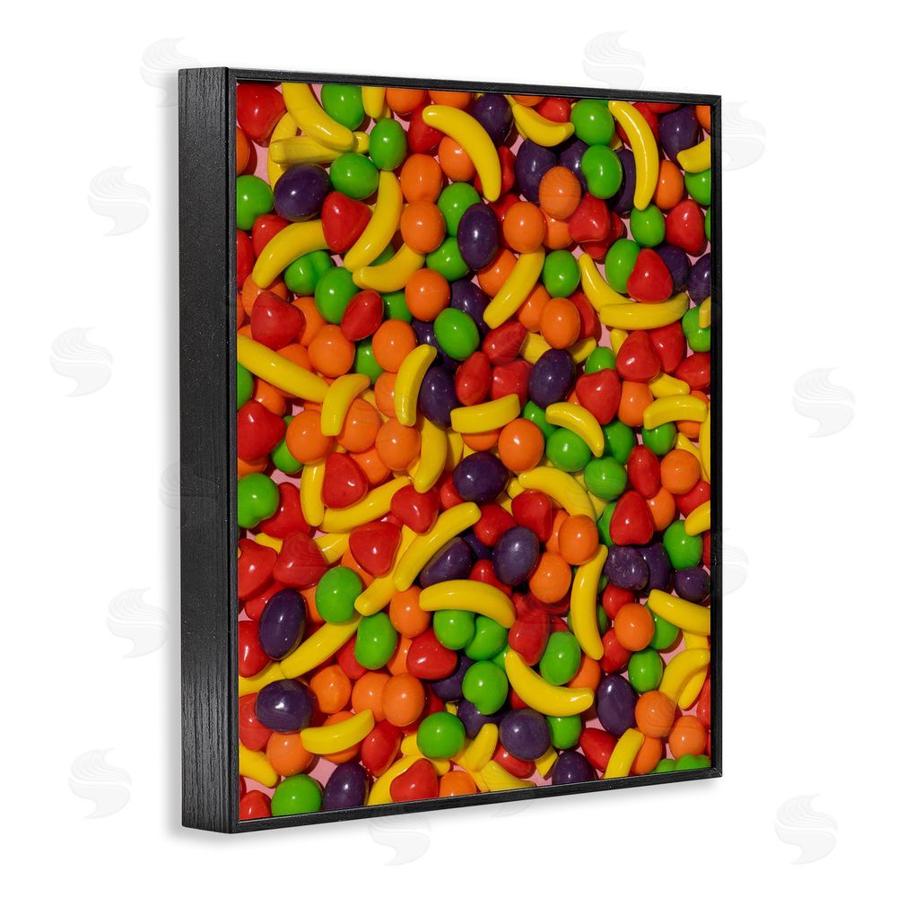 LISH Creative Retro Assorted Fruit Candy Black Framed Giclee Wall Art