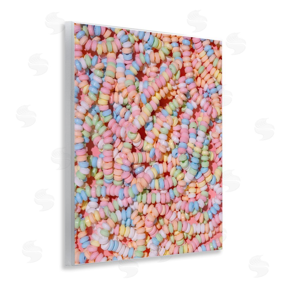 LISH Creative Pastel Candy Necklace Wall Plaque Home Decor Art Print