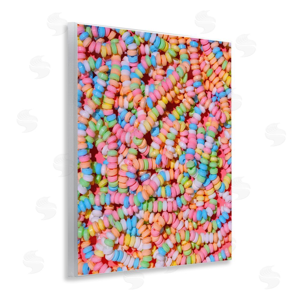 LISH Creative Pastel Candy Necklace Wall Plaque Home Decor Art Print