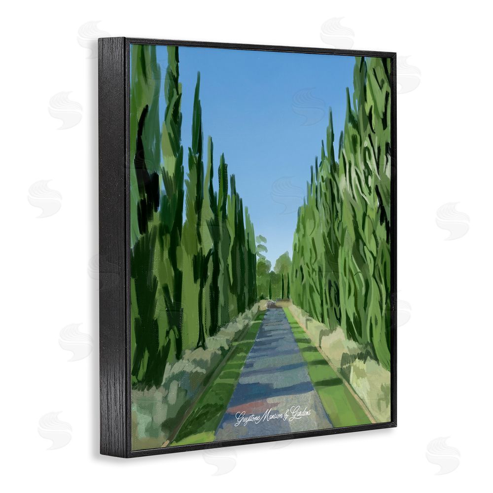 Amelia Noyes Greystone Gardens Path Blacked Framed Giclee Wall Art Print