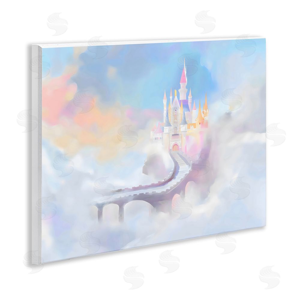 Arlington Prints Enchanted Bridge To Castle Wall Plaque Home Decor Art Print