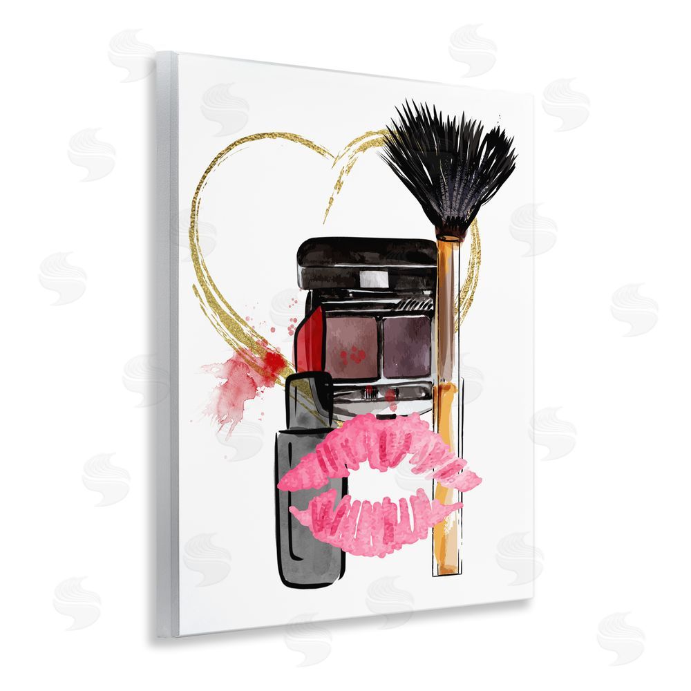Jesse Keith Mwah Beauty Items & Kiss Wall Plaque Art Print