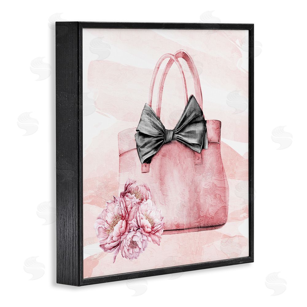 Kim Allen Glam Time Handbag Black Framed Giclee Wall Art Print