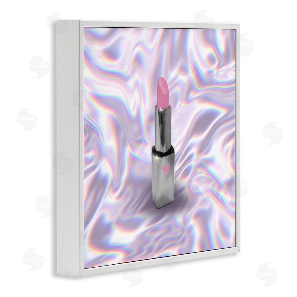Matthew Piotrowicz Iridescent Icon Lipstick White Framed Giclee Wall Art Print