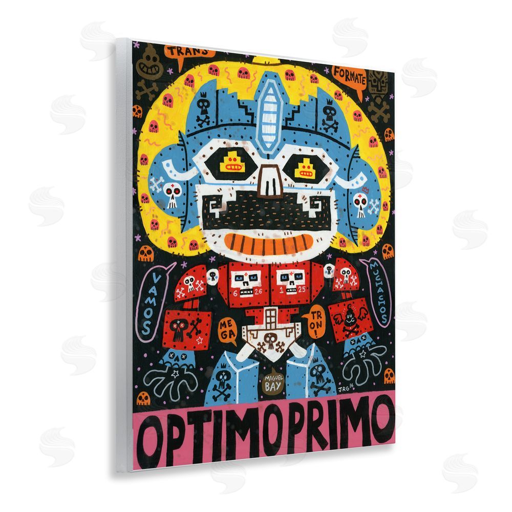 Jorge R. Gutierrez Iconic Robotic Character Collage Wall Plaque Art Print