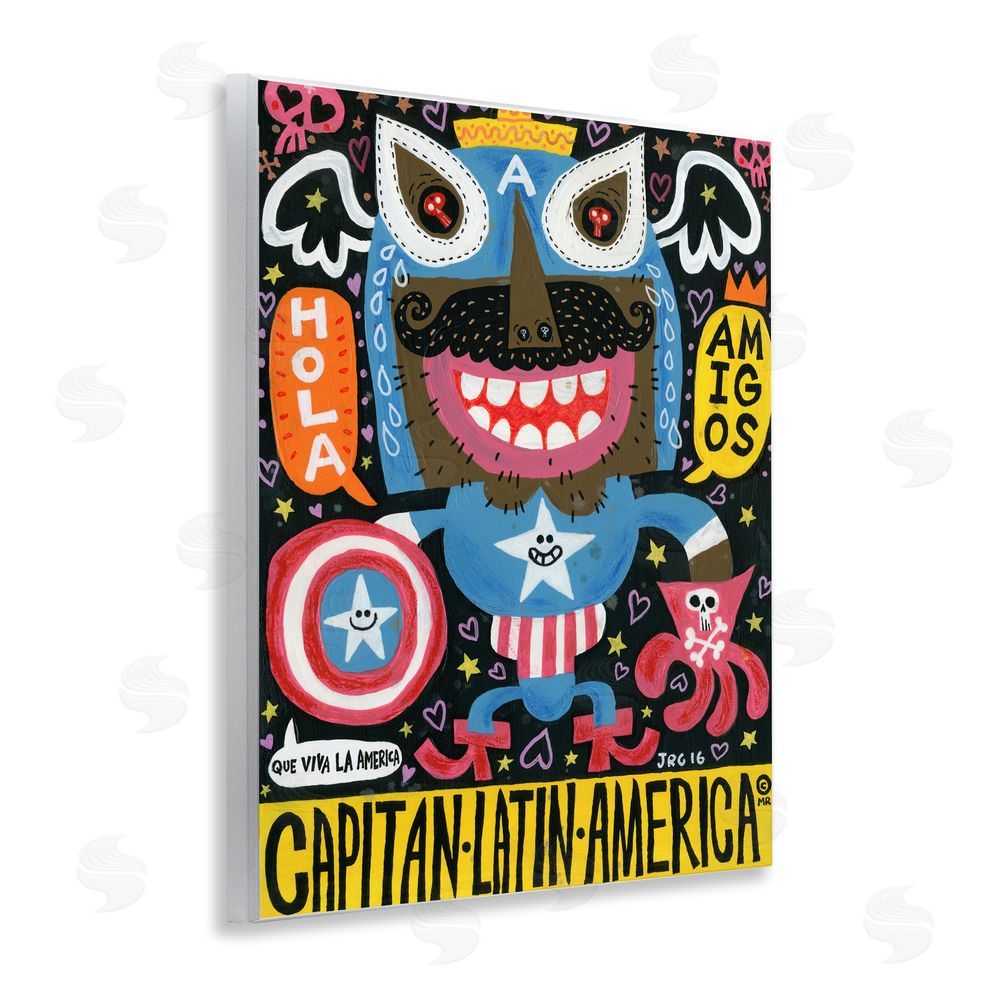 Jorge R. Gutierrez Todos Somos Americanos Collage Wall Plaque Art Print