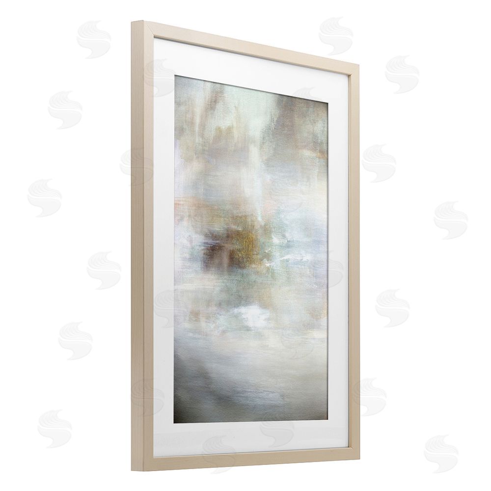 Hope Bainbridge Soft Haze of Subtle Light Brown Framed Print Under Glass Wall Art