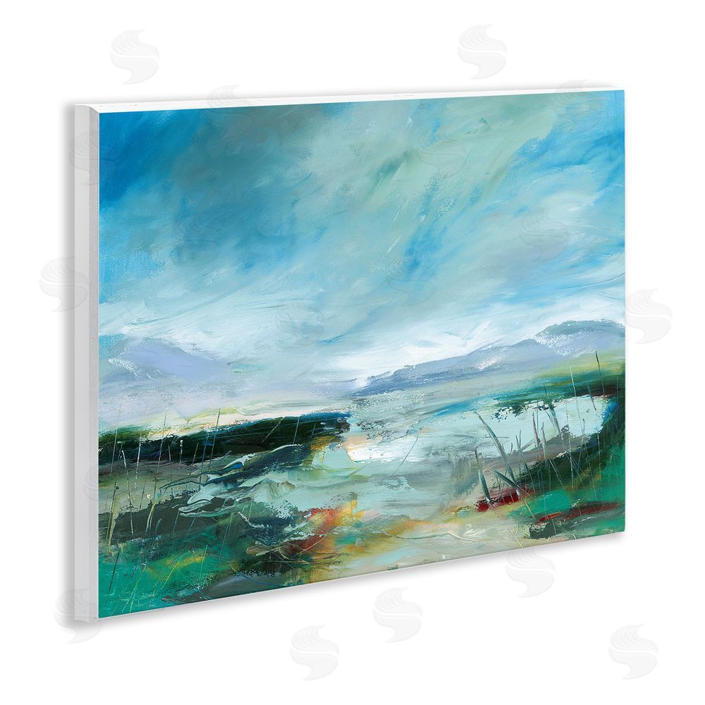 Lesley Birch Days By The Loch Wooden Wall Plaque Art Print