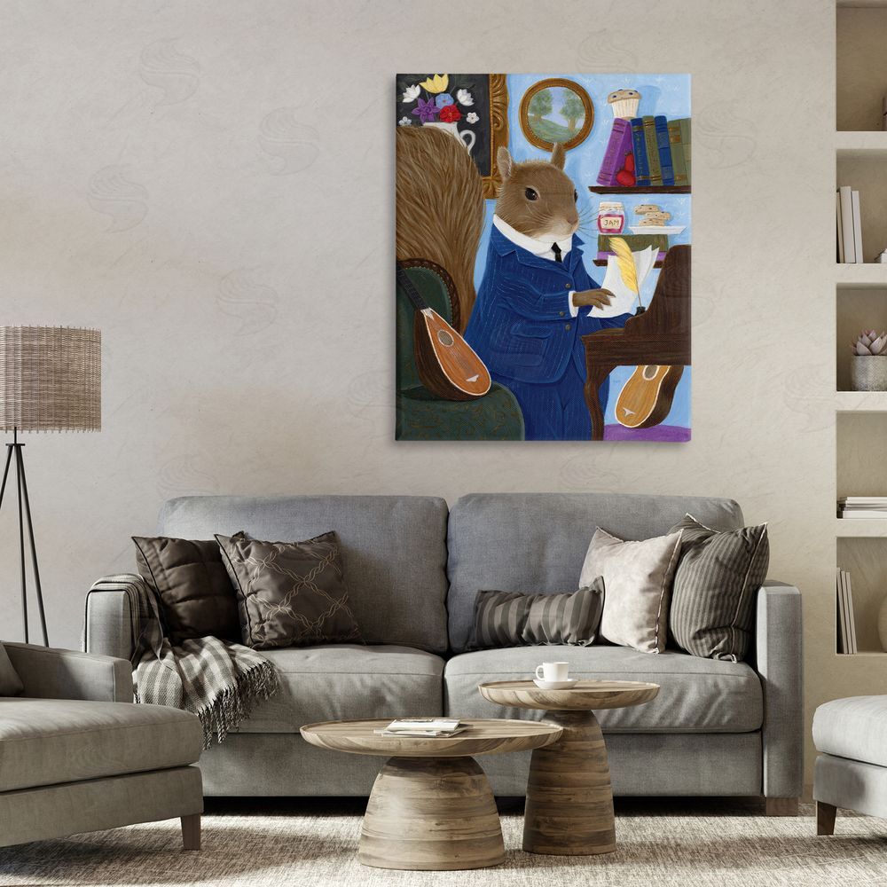 Gina Matarazzo Gentleman Squirrel Composing