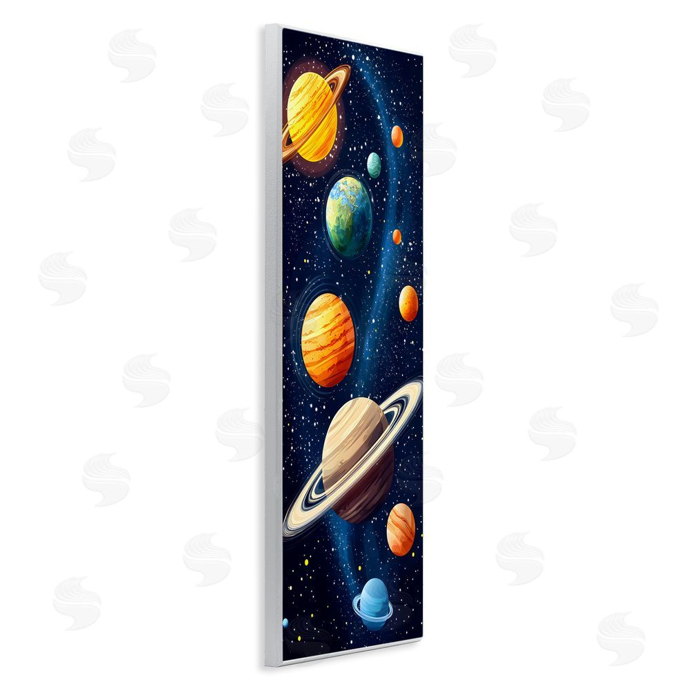 Creative Studio Galaxy Swirl Planetary Orbit Wall Plaque Home Decor Art Print