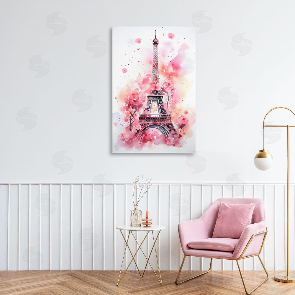 Creative Studio Eiffel Tower In Roses