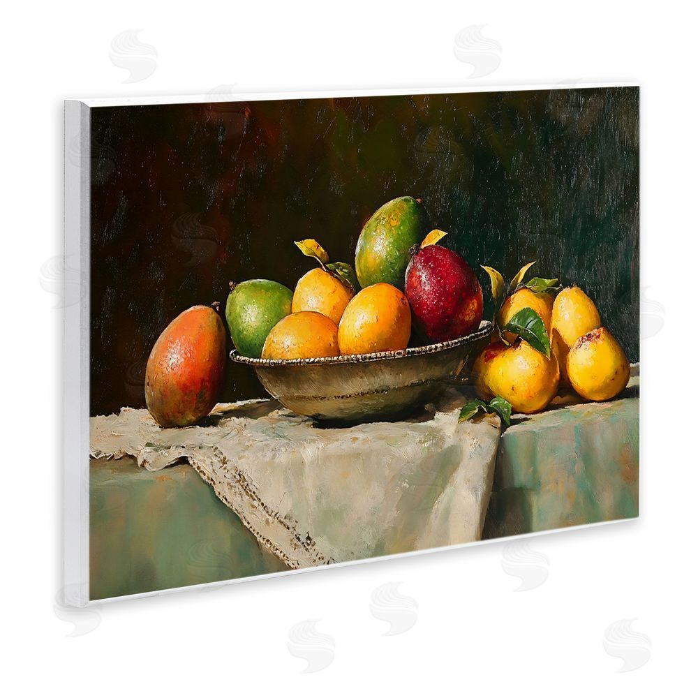 Creative Studio Fancy Table Fruit Arrangement Wall Plaque Home Decor Art Print