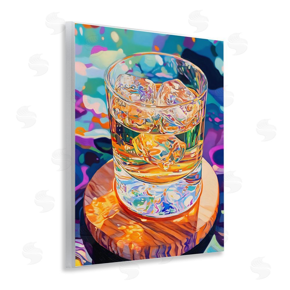 Creative Studio Ice Cold Glass Reflections Wall Plaque Home Decor Art Print