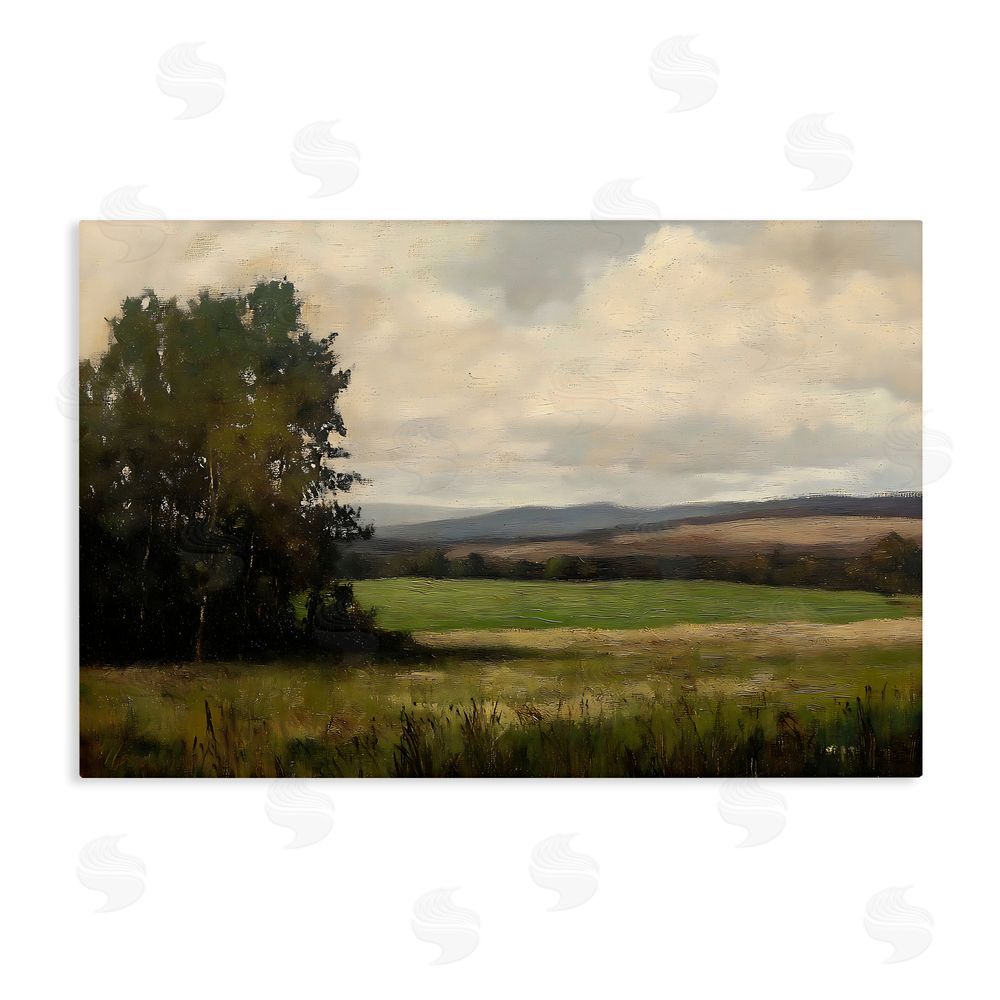 Creative Studio Hills In The Distance Stretched Canvas Wall Art