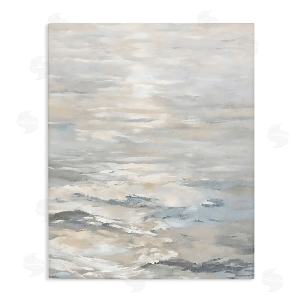 Riley B Shallow Reflections Morning Light Stretched Canvas Wall Art Print