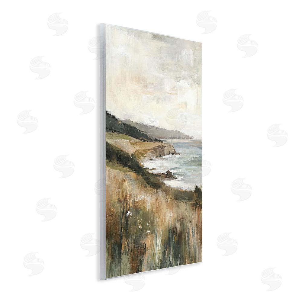 Petal Prints Design Northern Coast Seaside Landscape Wall Plaque Home Decor Art Print