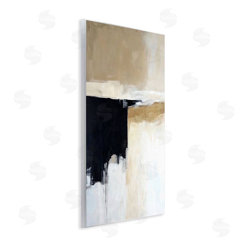Gina Kelly Desert Shades Muted Neutrals Wall Plaque with Fixed Lithograph Print