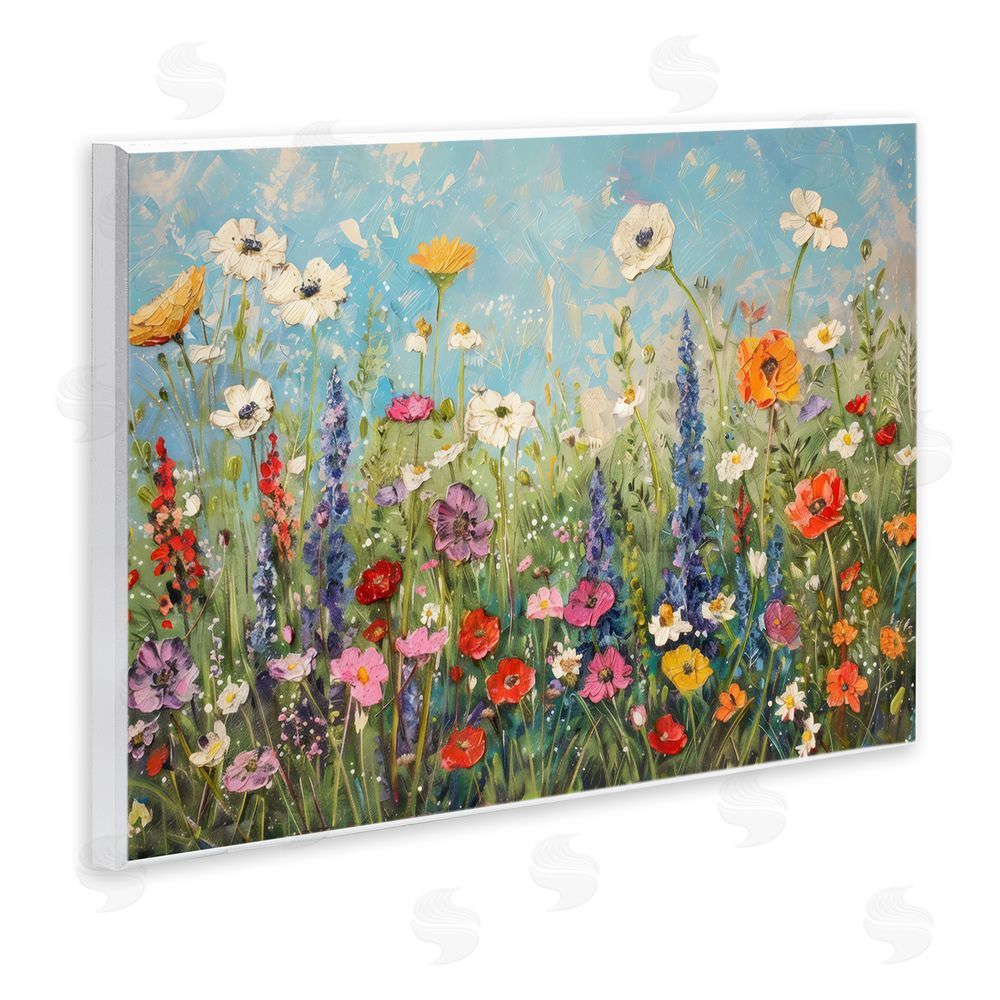 Creative Studio Wildflower Field of Spring Blooms Wall Plaque Printed Art
