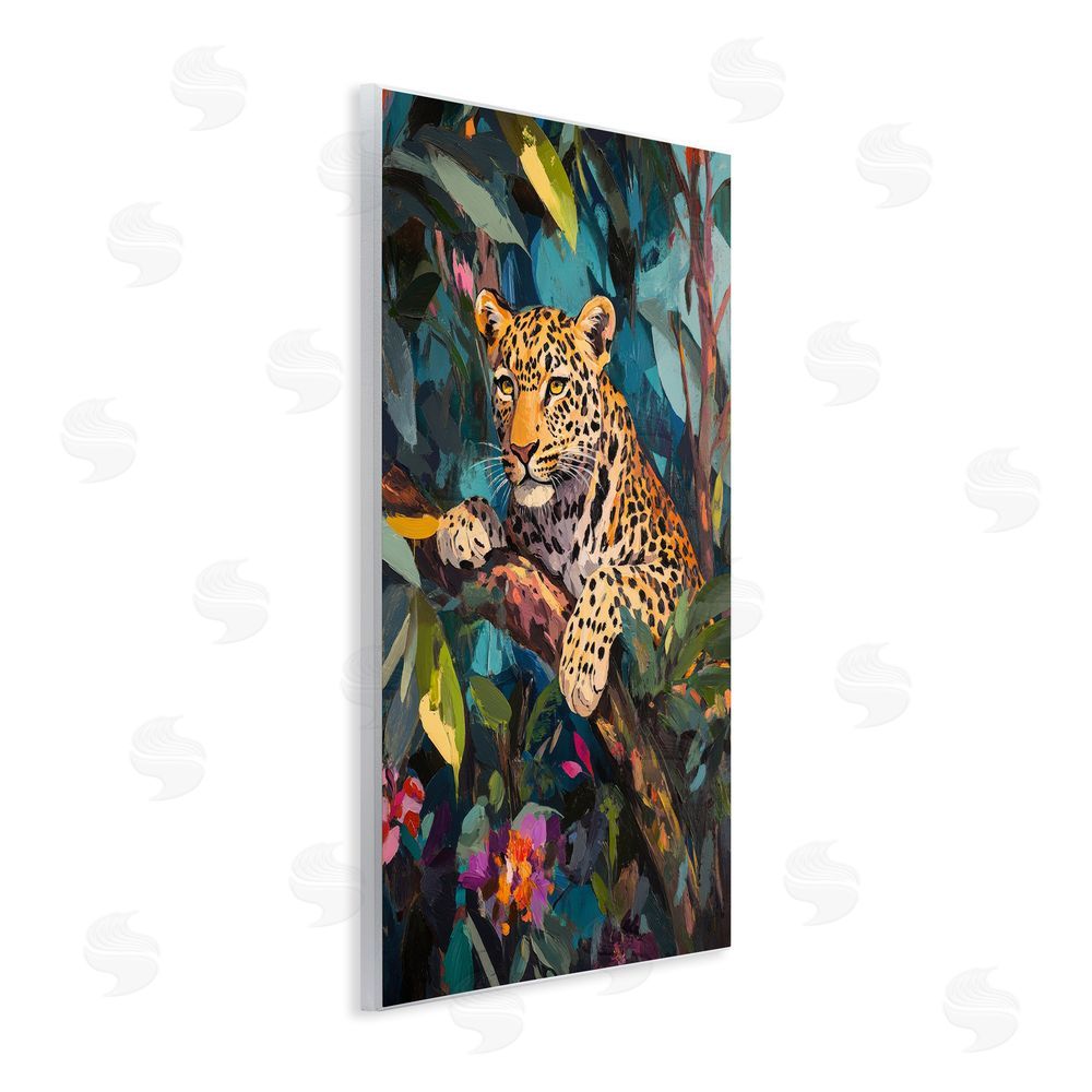 Petal Prints Design One The Wild Side Leopard Wall Plaque Home Decor Art Print