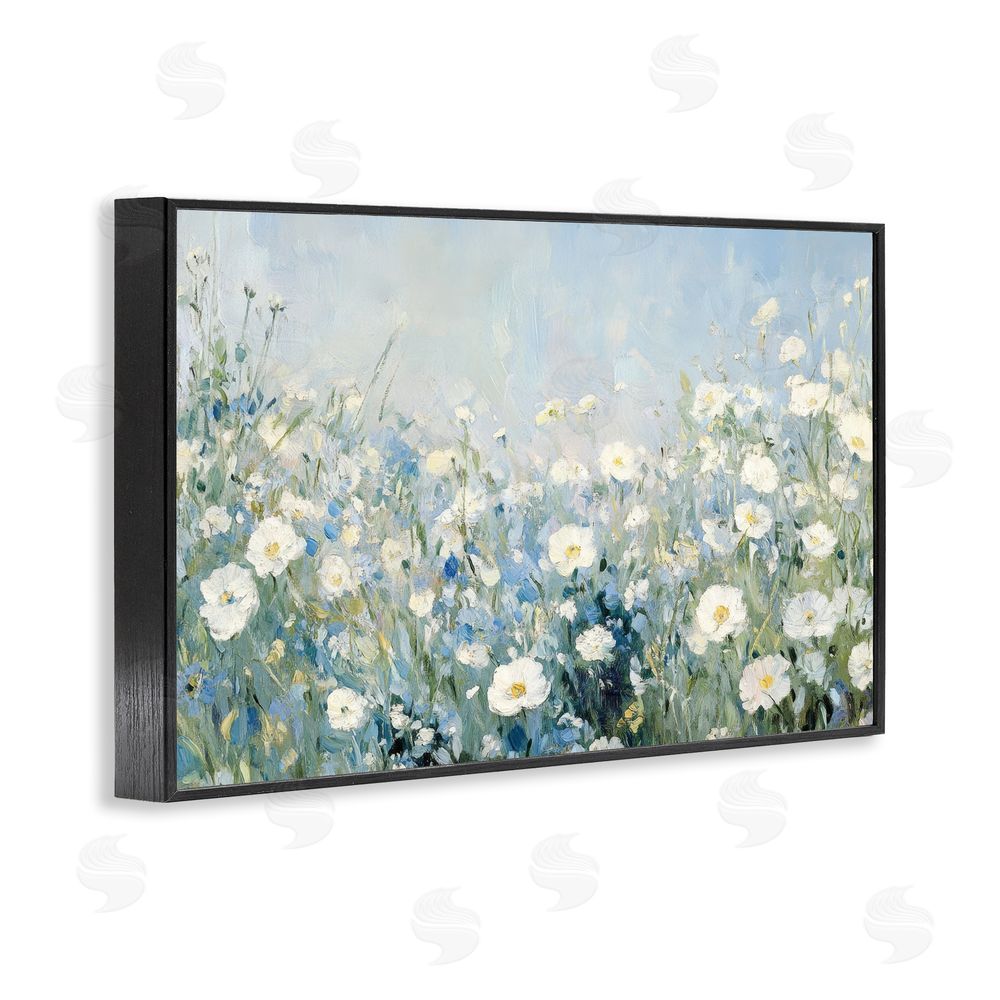 Petal Prints Design Meadow Foliage Dream Blacked Framed Giclee Wall Art Print