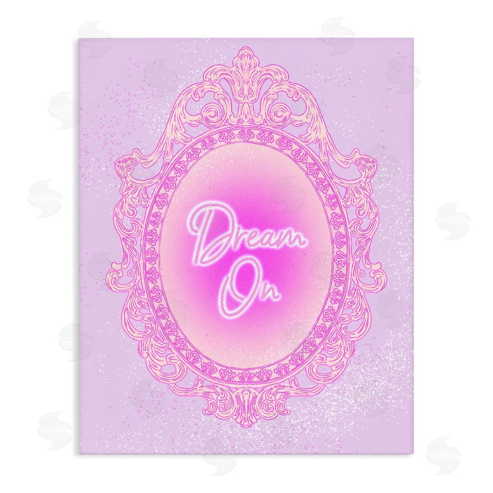 Ziwei Li Dream On Ornate Mirror Stretched Canvas Wall Art