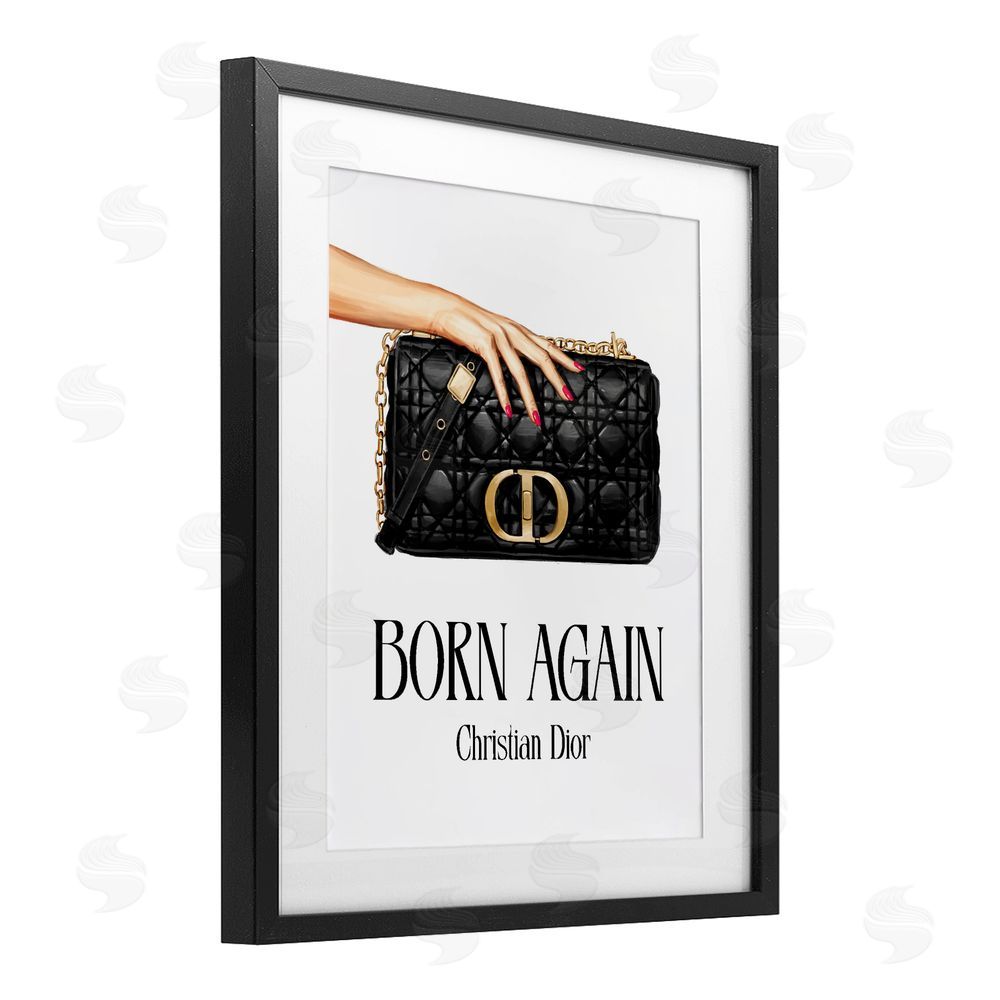 Ziwei Li Born Again Christian Luxury Black Framed Print Under Glass with Matting Wall Art