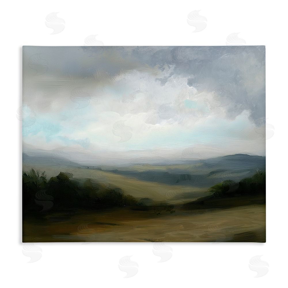 Annabelle Hall Refreshed Quiet Rolling Hills Stretched Canvas Wall Art