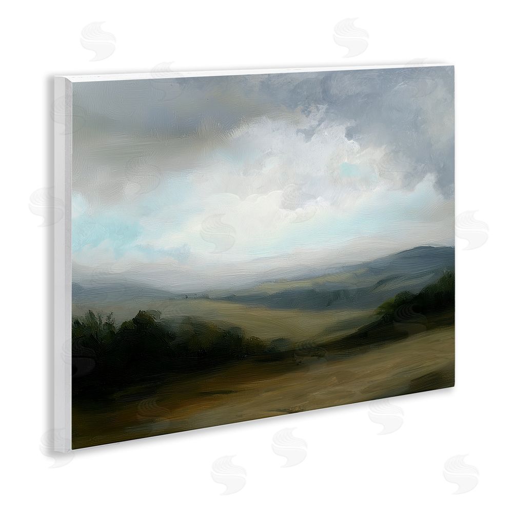 Annabelle Hall Refreshed Quiet Rolling Hills Wall Plaque Home Decor Art Print