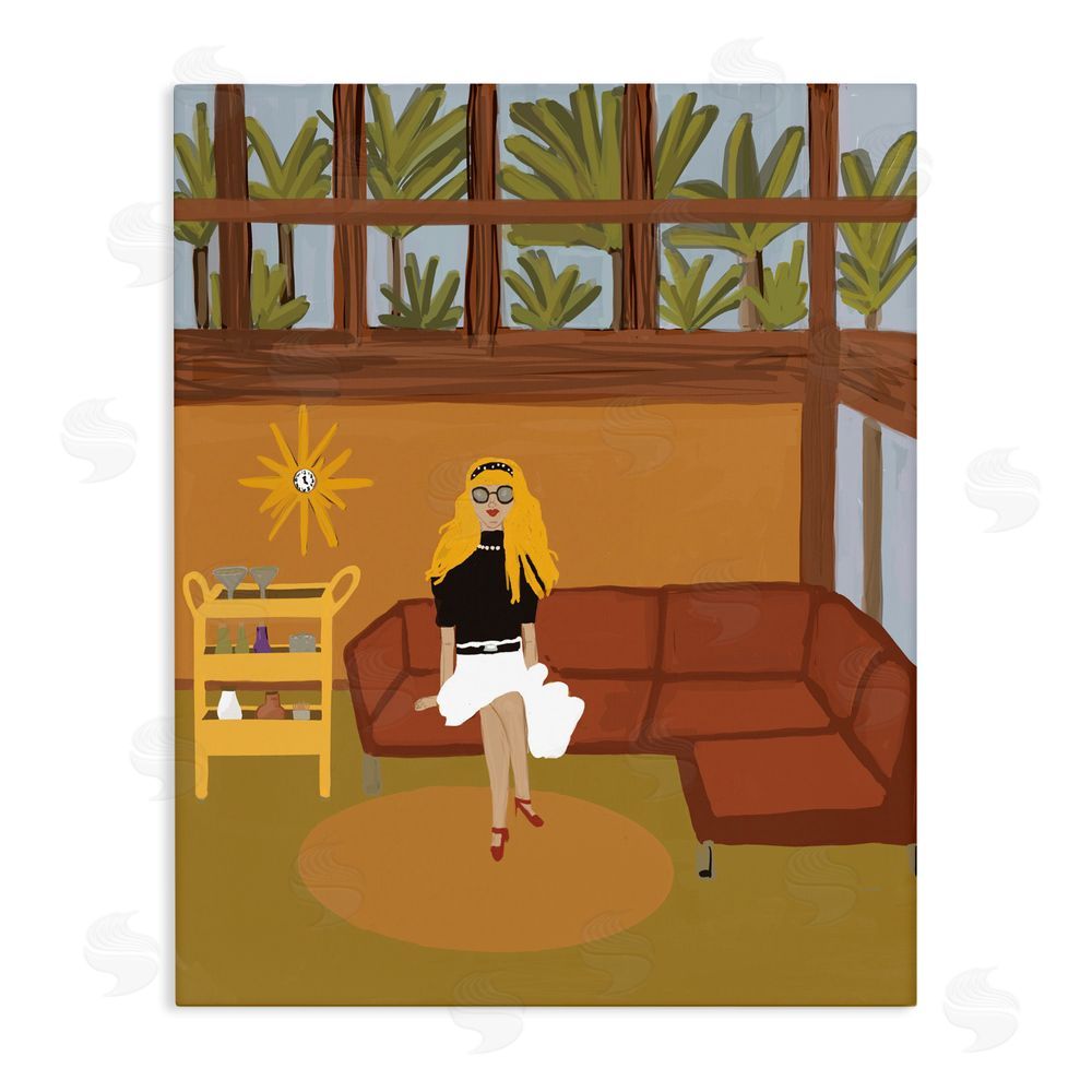 Kristal Clifford Living The Girl Life Stretched Canvas Wall Art