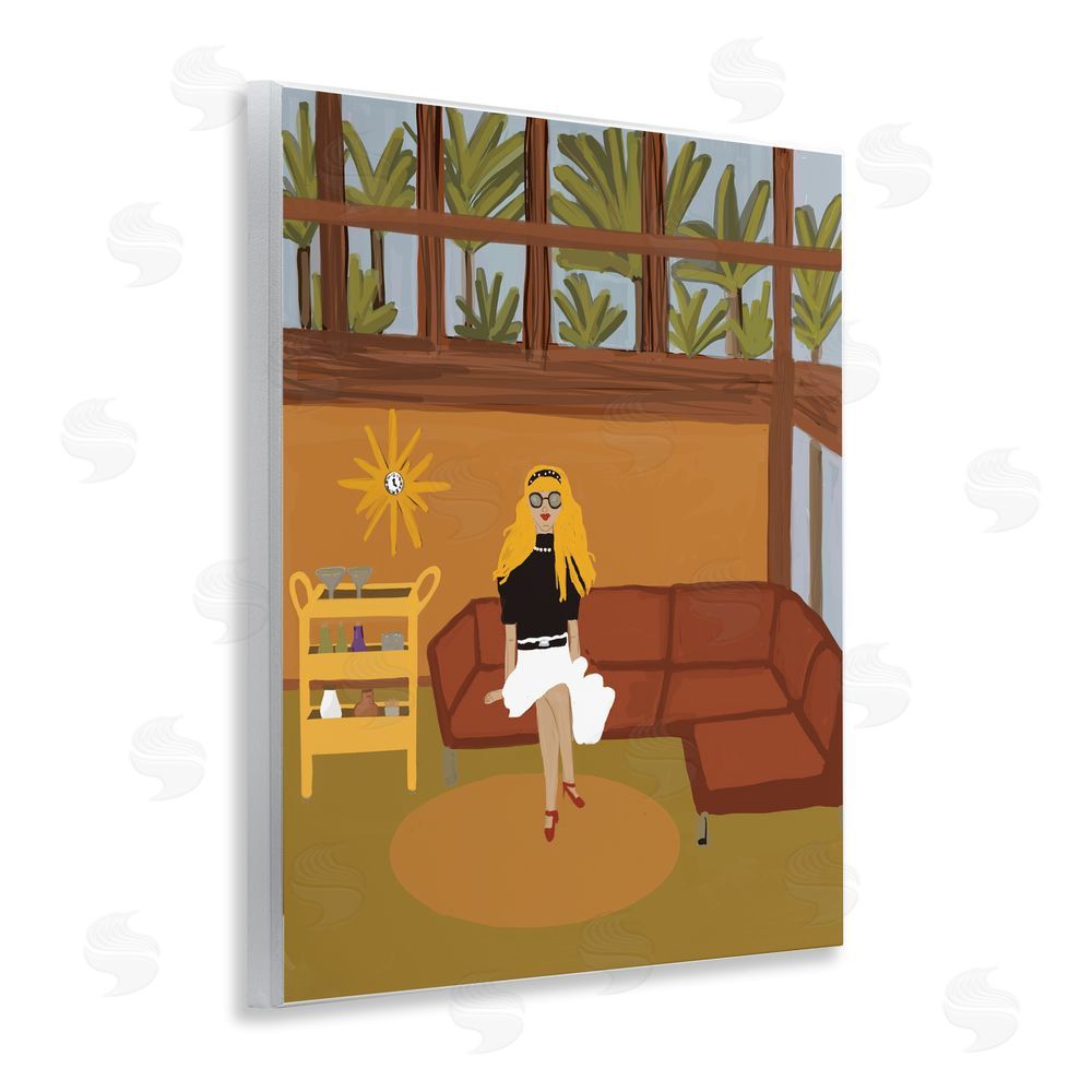 Kristal Clifford Living The Girl Life Wall Plaque Home Decor Art Print
