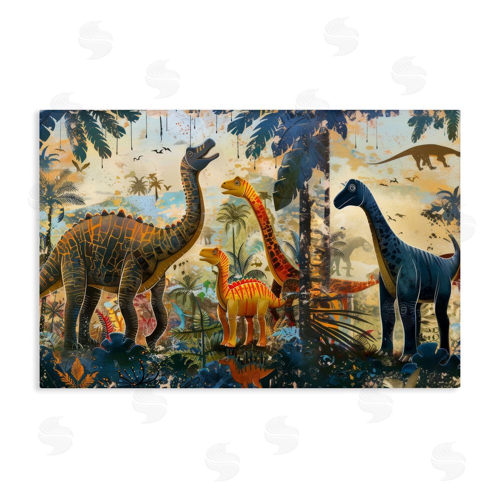 Lazar Studio Jurassic Journey in Nature Stretched Canvas Wall Art
