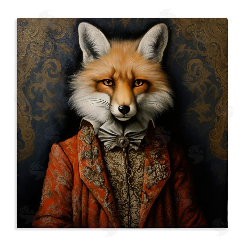 Lazar Studio Mystical Metamorphosis Fox Stretched Canvas Wall Art