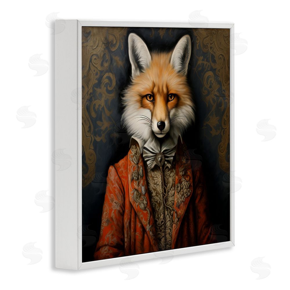 Lazar Studio Mystical Metamorphosis Fox White Framed Giclee Wall Art