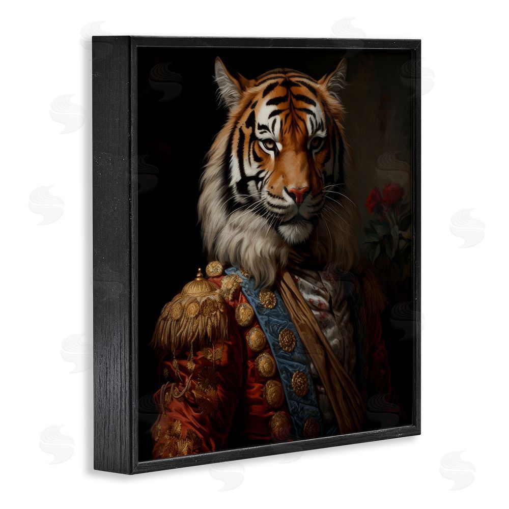 Lazar Studio Noble Tiger Transformation Black Framed Giclee Wall Art