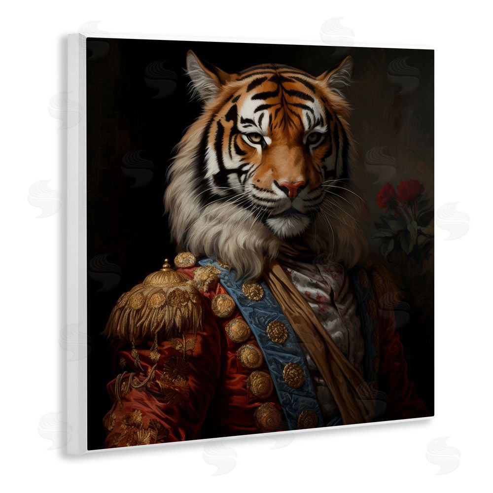 Lazar Studio Noble Tiger Transformation Wall Plaque Home Decor Art Print