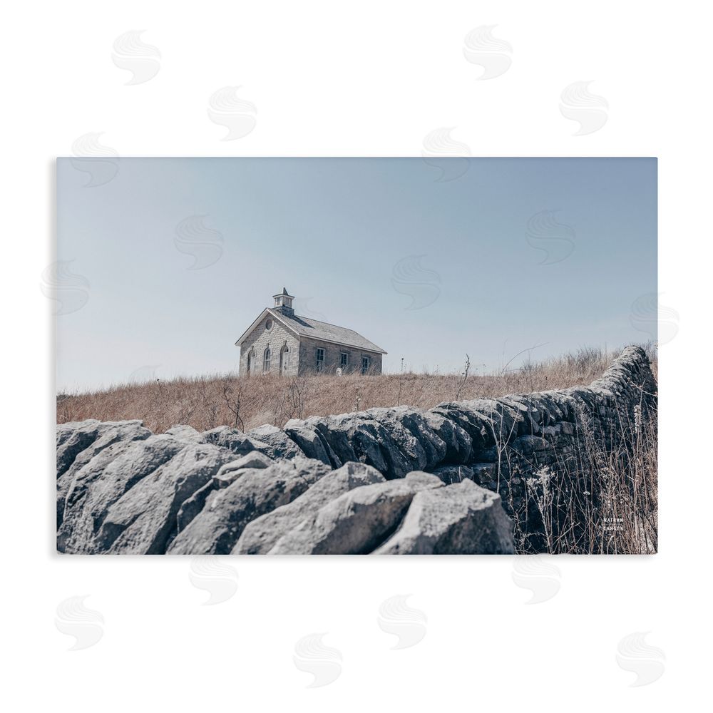 Nathan Larson One Room Schoolhouse Stretched Canvas Wall Art