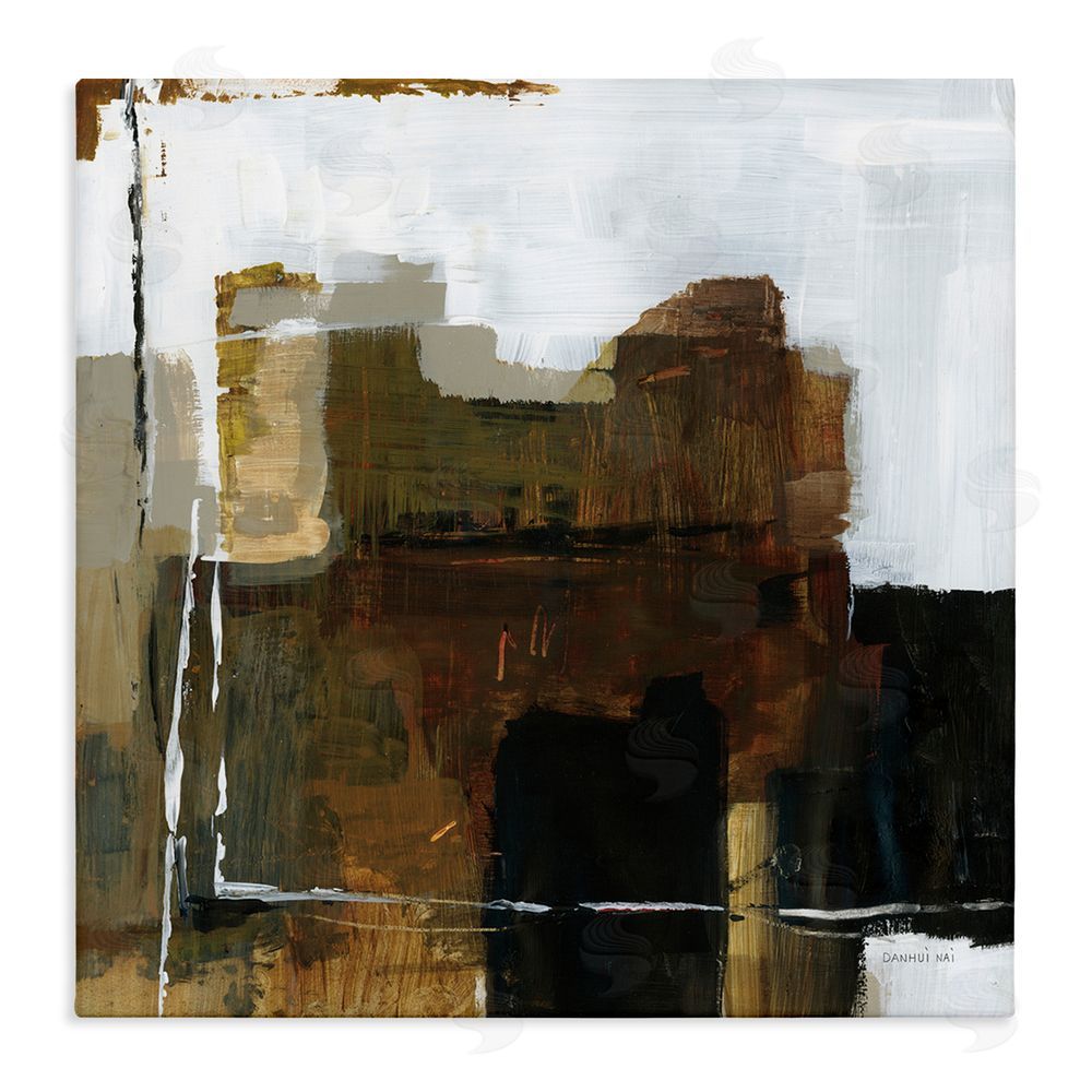 Danhui Nai Natural Abstract Earth Tones Stretched Canvas Wall Art