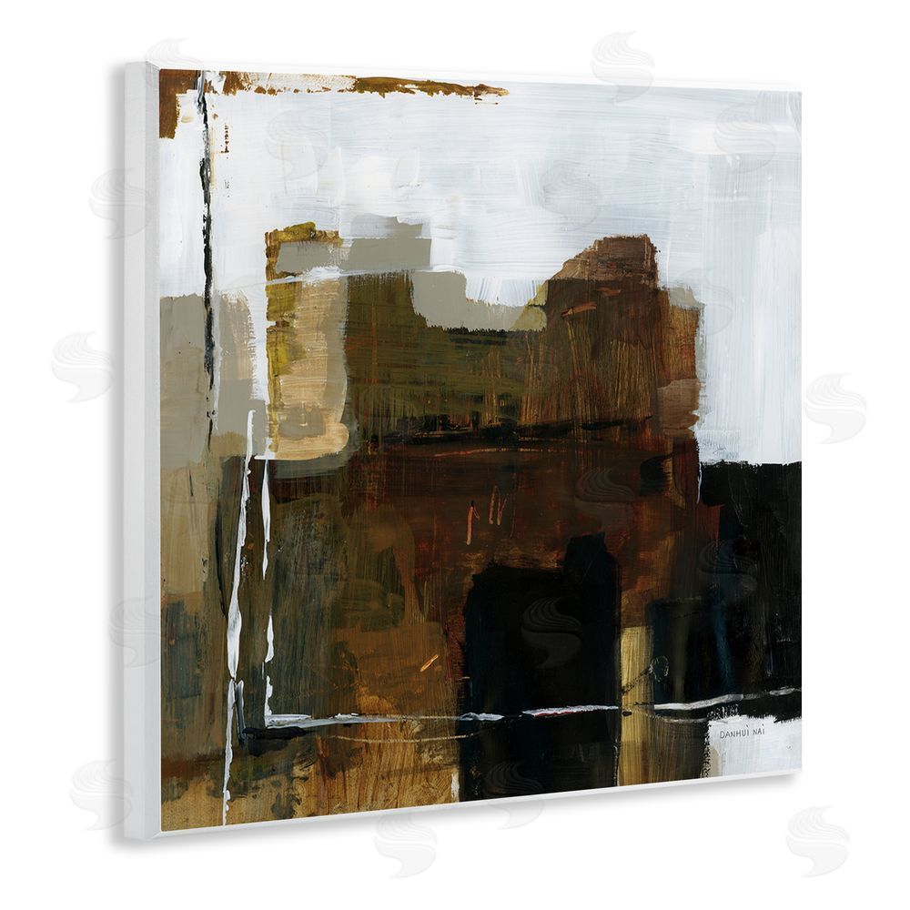 Danhui Nai Natural Abstract Earth Tones Wall Plaque Home Decor Art Print