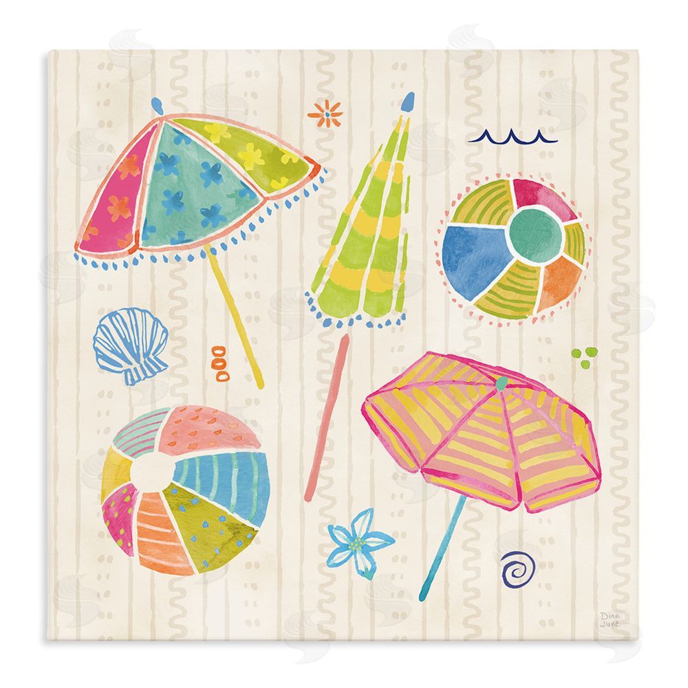Dina June Fine In The Sunshine Stretched Canvas Wall Art