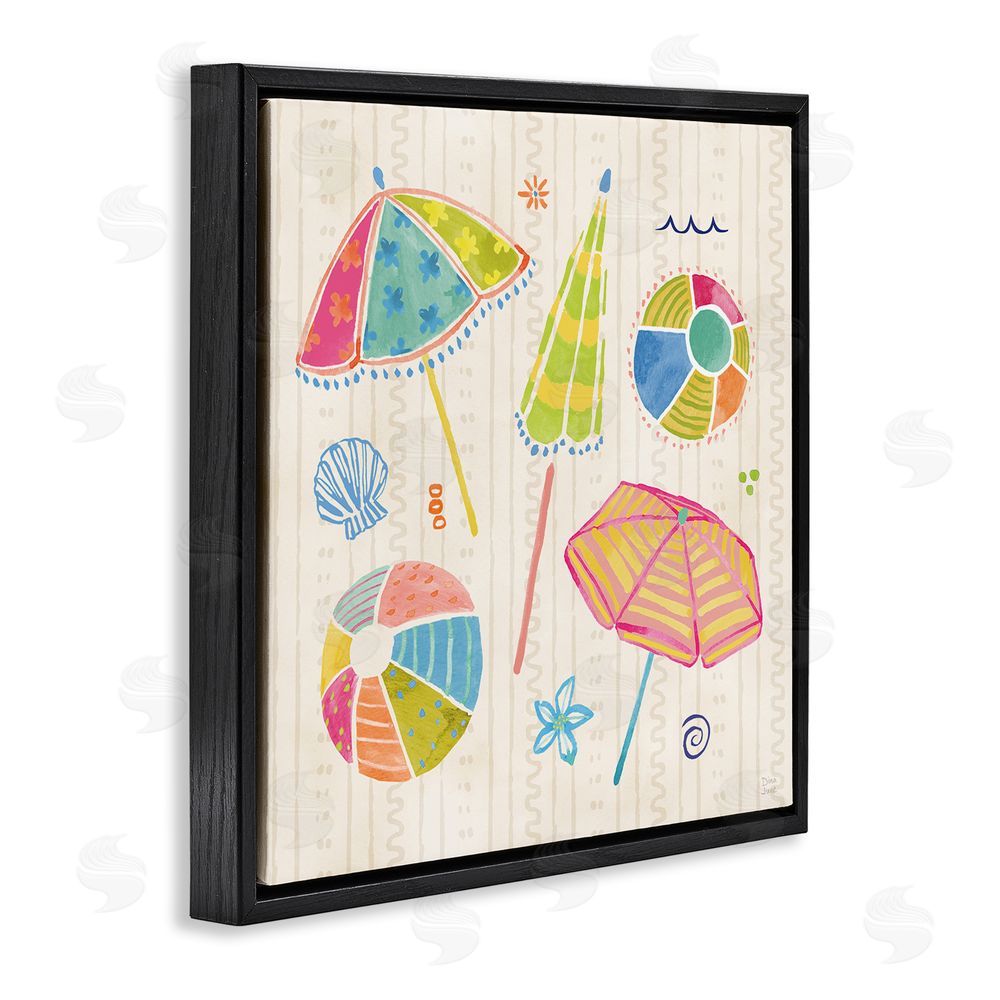 Dina June Fine In The Sunshine Black Floating Framed Canvas Wall Art